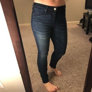 High waisted jeggings